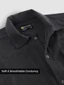 Dark Grey Waffle Corduroy Shacket