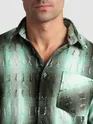Green Frayed Check Shirt