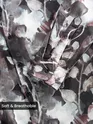 Grey Abstract Tropical Print Shirt