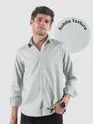 Grey Textured Cotton Shirt