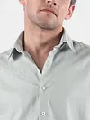 Grey Textured Cotton Shirt