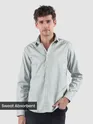 Grey Textured Cotton Shirt