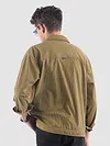 Khaki Waffle Corduroy Shacket