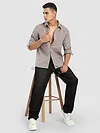 Light Grey Crushed Shirt