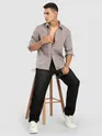 Light Grey Crushed Shirt
