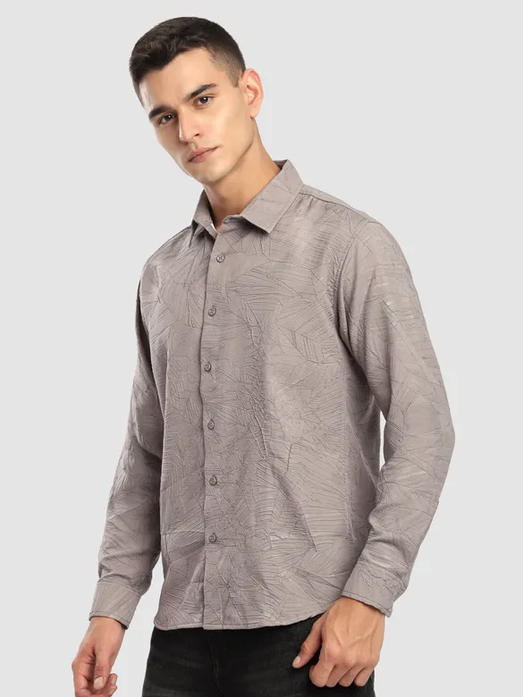 Light Grey Crushed Shirt