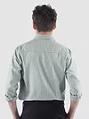 Light Grey Stripe Button Down Collar Shirt