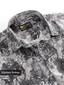 Mauve Abstract Flower Print Shirt