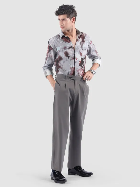 Mauve Marble Print Shirt