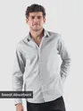 Mist Grey Textured Cotton Shirt