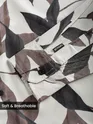 Off White Leaf Print Shirt