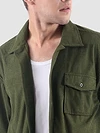 Olive Waffle Corduroy Shacket