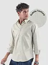 Pastle Green Textured Cotton Shirt
