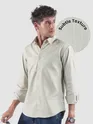 Pastle Green Textured Cotton Shirt