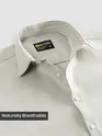 Pastle Green Textured Cotton Shirt