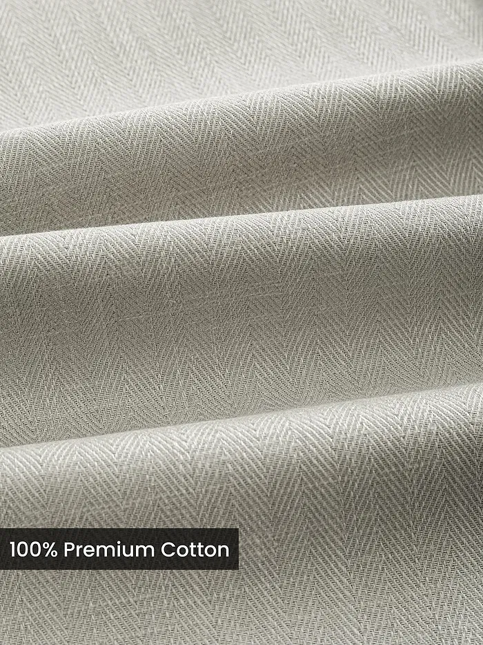 Pastle Green Textured Cotton Shirt