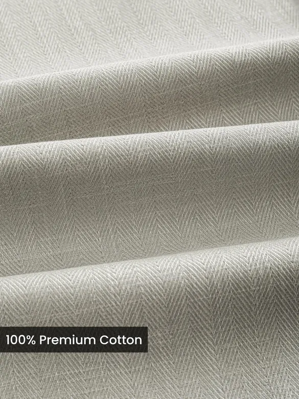 Pastle Green Textured Cotton Shirt