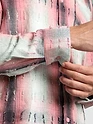 Pink Frayed Check Shirt