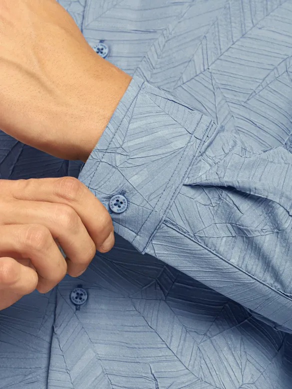 Soft Blue Crushed Shirt
