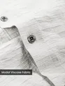 White Textured Check Shirt