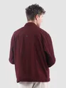 Wine Waffle Corduroy Shacket