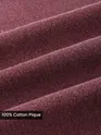 Maroon Acid Wash Polo T-shirt
