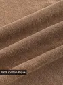 Sand Brown Acid Wash Polo T-shirt