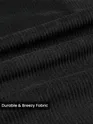 Black Dual Pocket Corduroy Shirt