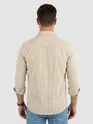 Sand Beige Dual Pocket Corduroy Shirt