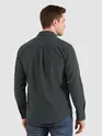 Dark Grey Solid Corduroy Shirt