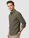 Dusty Olive Solid Corduroy Shirt