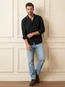 Black Crinkled Shirt