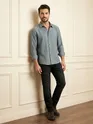 Grey Crinkled Shirt