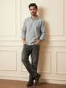Light Grey Pullover Kurta Shirt
