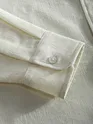 Cream Linen Textured Shirt