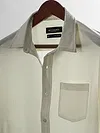 Cream Linen Textured Shirt