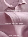 Pastel Mauve Linen Textured Shirt