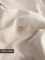 Beige Oxford Striped Shirt