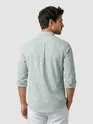 Green Oxford Striped Shirt