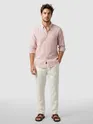 Pink Oxford Striped Shirt