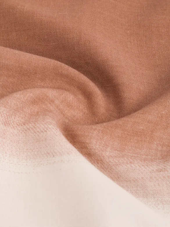 Brown Cotton Ombre Shirt