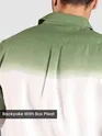 Green Cotton Ombre Shirt