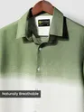Green Cotton Ombre Shirt