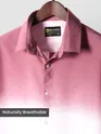 Mauve Cotton Ombre Shirt