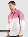 Mauve Cotton Ombre Shirt