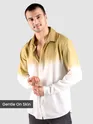 Mustard Cotton Ombre Shirt