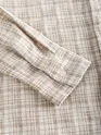 Beige Busy Check Cotton Shirt