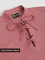 Brick Red Oxford Kurta Shirt
