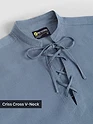Savoy Blue Oxford Kurta Shirt