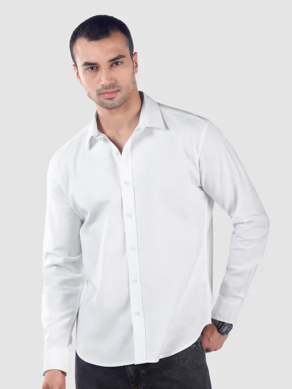 White Oxford Cotton Shirt